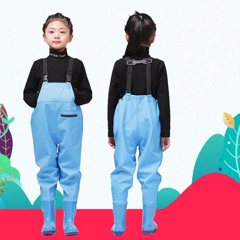 Fishing Rain Suit - Câu Cá Ngực Waders Với Giày