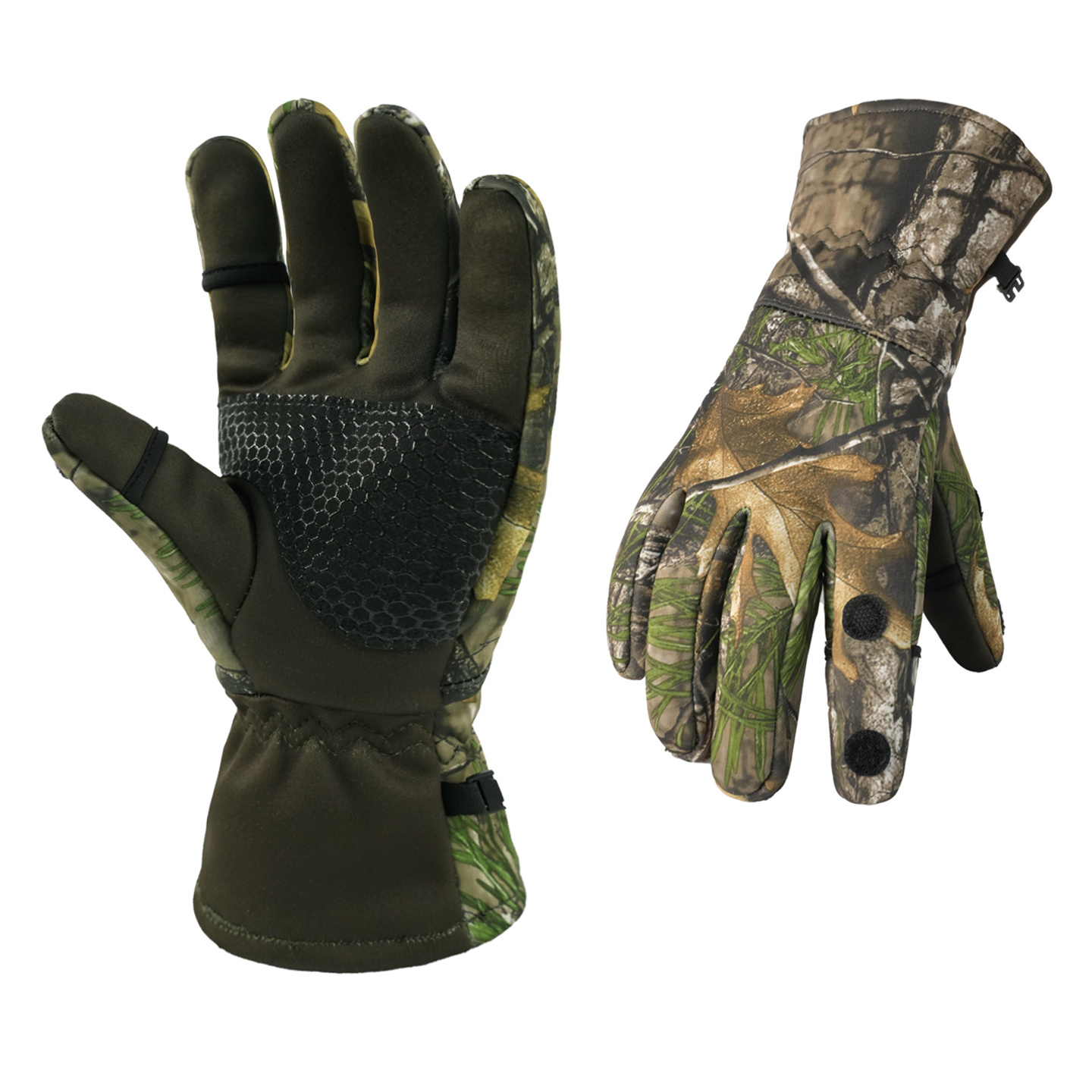 Outdoor Bionic Hunting Camoufl - đánh giá và giá Fishing Gloves